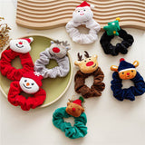 CHRISTMAS CUTE CARTOON HAIR SCRUNCHIES_CWAHA1956