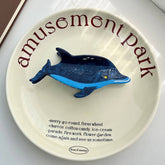 DOLPHIN ACETATE OCEAN HAIR CLAW CLIP_CWAHA5953