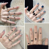 BLACK BUTTERFLY TATTOO STICKERS CHIC SEXY_CWMM8228