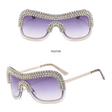 COOL ONE PIECE METAL RIM PUNK SUNGLASSES_CWASG0870