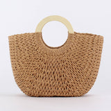 Women'S Handmade Large Capacity Woven Bag_Cwab4708