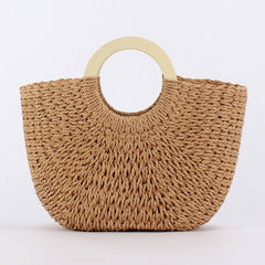 Women'S Handmade Large Capacity Woven Bag_Cwab4708
