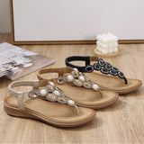 Womens Flip Flops Crystal Jeweled Sandals Shoes