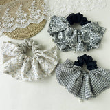 Retro Paisley Large Hair Scrunchie Korean Style_Cwaha07589
