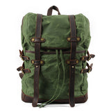 MEN S WATERPROOF CANVAS TRAVEL BACKPACK_CWAB5539