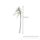 ARTIFICIAL 3 HEAD LEAFLESS SLIPPER ORCHID STEM_CWMM6519
