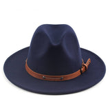 FLAT TOP BRITISH STYLE PANAMA HAT_CWAH1898