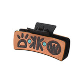 Western Leather Hair Claw Cactus Butterfly Clip_Cwasc1625