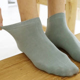 MENS CASUAL SOLID COLOR COTTON SOCKS_CWMS2038