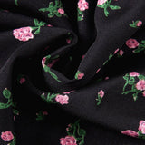 COTTON SKIRT HIGH WAIST ELASTIC TIE LONG SKIRT_CWAB4806