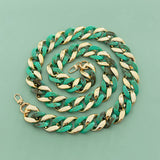 LARGE RESIN ACRYLIC BAG CHAIN WIDE SHOULDER STRAP_CWMM5097