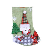 DECORATIVE BURLAP MEDIUM CHRISTMAS STOCKING_CWMS1430
