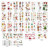 CHRISTMAS CANDLE TRANSFER TATTOOS FOR KIDS PARTY_CWMM8260