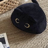 CUTE BLACK CAT PLUSH TOY PILLOW_CWMM0862