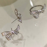 SIMPLE DESIGN BOW EXQUISITE EARRINGS FOR WOMEN_CWAJE2995