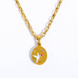 HAND PAINTED LIGHT LUXURY NECKLACE_CWAJE1594