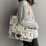 Stylish Large Capacity Printed Shoulder Bag_Cwab2178