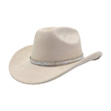 SOFT SUEDE FEDORA HAT WESTERN COWBOY STYLE_CWAH04419