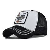 NEW ANIMAL EMBROIDERED BREATHABLE MESH TRUCKER HAT_CWAH1357