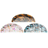 MARBLE TEXTURE 4MMU ACETATE HAIR COMB_CWAHA4188