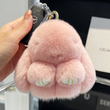 NEW MINI CUTE PLUSH BUNNY CAR KEYCHAIN PENDANT_CWMM2448