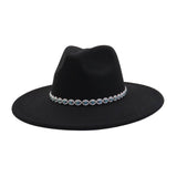 ETHNIC STYLE WOOL BLEND FEDORA HAT MEN WOMEN_CWAH04388