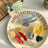 CUTE COLORFUL MUSHROOM ACETATE HAIR CLAW_CWAHA5891