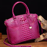 CROCODILE PATTERN HANDBAG SHOULDER BAG_CWAB0571