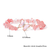 Cwaje4228_Natural Stone Light Luxury Butterfly Bracelet