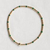 BOHEMIAN STYLE STACKING GOLD ANDCOPPER BEADBRACELET_CWMM3876