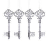 Cwmm10173_Clear Snowflake And Reindeer Ornaments For Tree