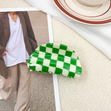 Checkerboard Hair Claw ? Candy Color Acetate Look_Cwmm10084