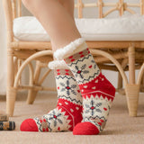 CHRISTMAS WARM PLUSH INDOOR SLIPPERS_CWMS0705