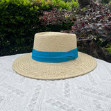 BEACH VACATION SUN FEDORA STRAW HATS FOR WOMEN_CWAH1151