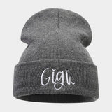 FASHIONABLE LETTER EMBROIDERY CASUAL KNITTED HAT_CWAH2118