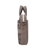 NEW ETHNIC PRINT CANVAS LAPTOP BAG_CWAB3320