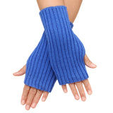 SIMPLE KNITTED WARM FINGERLESS GLOVES_CWAG0086