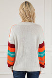 Warm Loose Intercolored Pullover Sweater