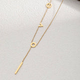 NICHE DESIGN TITANIUM STEEL NON FADING NECKLACE_CWMM3576