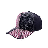 SUMMER BLING BASEBALL CAP STYLISH RHINESTONE HAT CWAH1236