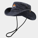 EMBROIDERED WIDE BRIM SUN HAT FOR OUTDOOR HIKING_CWAH3876