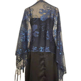 2024 NEW STYLE DINNER EMBROIDERED TASSEL SHAWL_CWASC1083