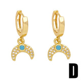 DEVILS EYE PENDANT EARRINGS_CWAJE0993