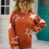 Turtleneck With Five-Pointed Stars