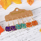 NEW HALLOWEEN PUMPKIN HAT EARRING SET_CWAJE1980
