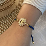 ADJUSTABLE COPPER MICRO EMBELLISHED BRACELET_CWAHA0887