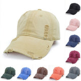 Vintage Washed Baseball Cap Unisex Sun Hat Cwah1544