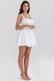 Stylish,Cinched Waist Form-Fitting Halter Dress
