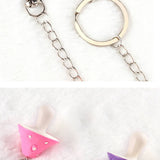 COLORED MUSHROOM HEAD PENDANT PANTS CHAIN_CWMM0675