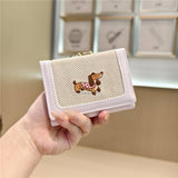 New Pu Embroidered Cartoon 3-Fold Wallet_Cwab06263